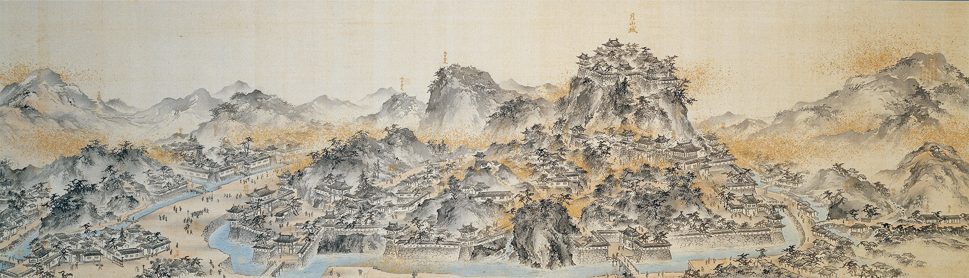 《富田城図》城安寺（安来市）蔵